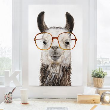 Impression sur toile - Hip Lama With Glasses IV