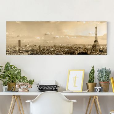 Impression sur toile - I love Paris