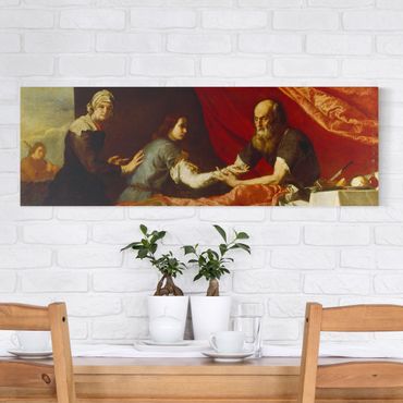 Impression sur toile - Jusepe De Ribera - Isaac Blessing Jacob