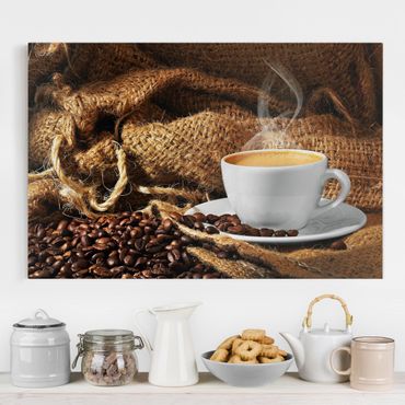 Impression sur toile - Morning Coffee