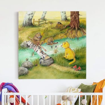 Impression sur toile - Little Tiger - With The Beavers