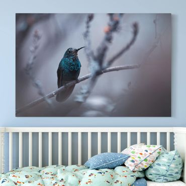 Impression sur toile - Hummingbird In Winter