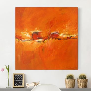 Impression sur toile - Composition In Orange