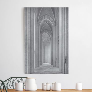 Impression sur toile - The Cloister In Grundtvig's Church