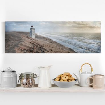 Impression sur toile - Lighthouse In Denmark
