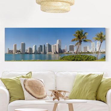 Impression sur toile - Miami Beach Skyline