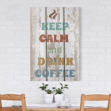 Impression sur toile - No.RS184 Drink Coffee