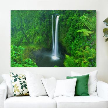 Impression sur toile - Heavenly Waterfall