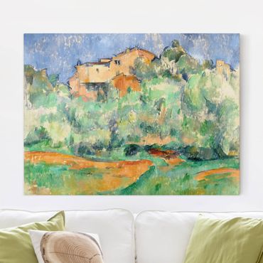 Impression sur toile - Paul Cézanne - House And Dovecote At Bellevue