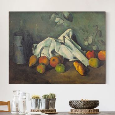Impression sur toile - Paul Cézanne - Still Life With Milk Can And Apples