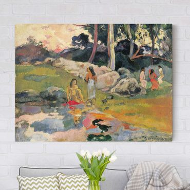 Impression sur toile - Paul Gauguin - Women At The Banks Of River