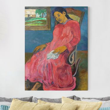Impression sur toile - Paul Gauguin - Faaturuma (Melancholic)