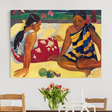 Impression sur toile - Paul Gauguin - Parau Api (Two Women Of Tahiti)
