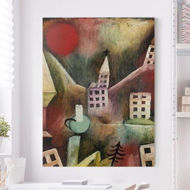 Impression sur toile - Paul Klee - Destroyed Village
