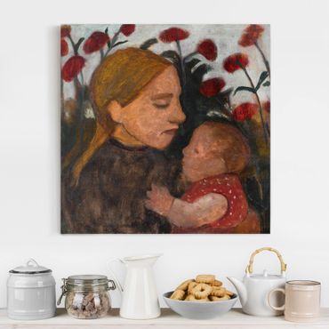 Impression sur toile - Paula Modersohn-Becker - Girl with Child