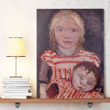 Impression sur toile - Paula Modersohn-Becker - Girl with Doll