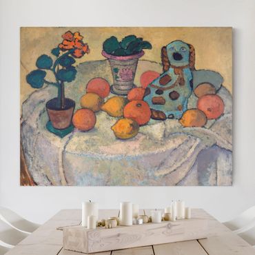 Impression sur toile - Paula Modersohn-Becker - Still Life With Oranges And Stoneware Dog