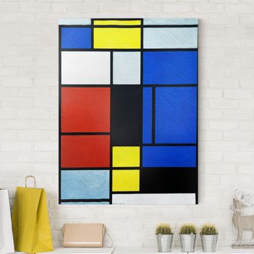 Impression sur toile - Piet Mondrian - Tableau No. 1