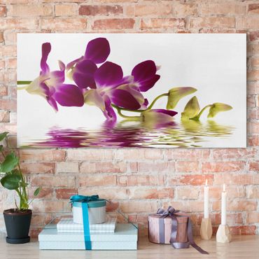 Impression sur toile - Pink Orchid Waters