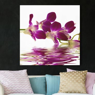 Impression sur toile - Pink Orchid Waters