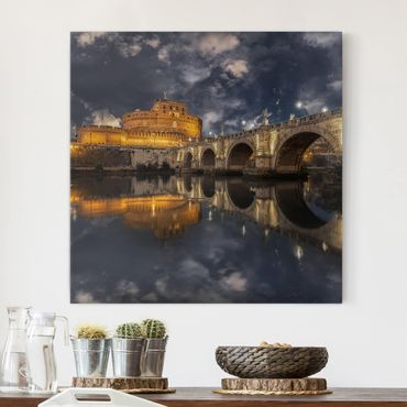 Impression sur toile - Ponte Sant'Angelo In Rome