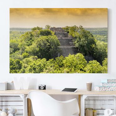 Impression sur toile - Pyramid of Calakmul