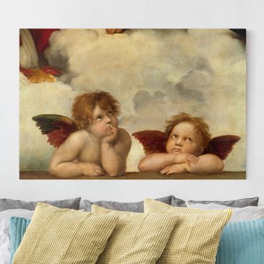 Impression sur toile - Raffael - Two Angels. Detail from The Sistine Madonna