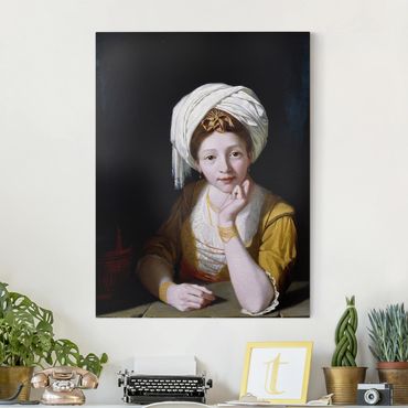 Impression sur toile - Robert Home - Portrait of a Lady as Cumaean Sibyl