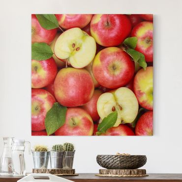 Impression sur toile - Juicy apples