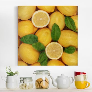 Impression sur toile - Juicy lemons