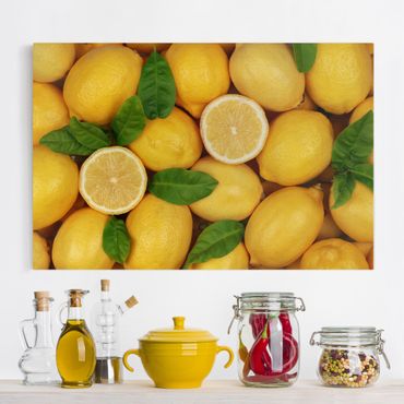 Impression sur toile - Juicy lemons