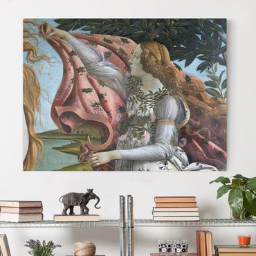 Impression sur toile - Sandro Botticelli - The Birth Of Venus. Detail: Flora