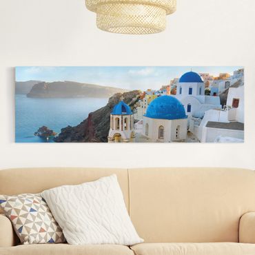Impression sur toile - Santorini