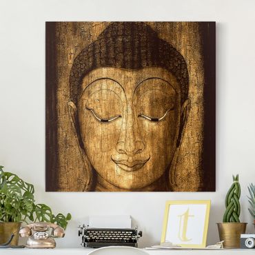 Impression sur toile - Smiling Buddha