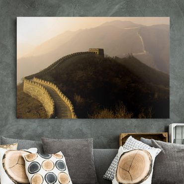 Impression sur toile - Sunrise Over The Chinese Wall