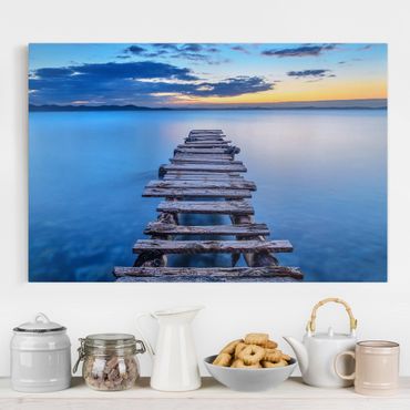 Impression sur toile - Walkway Into Calm Waters