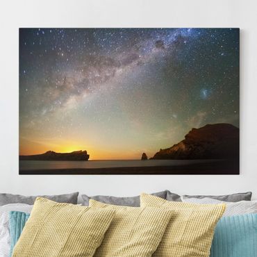 Impression sur toile - Starry Sky Above The Ocean