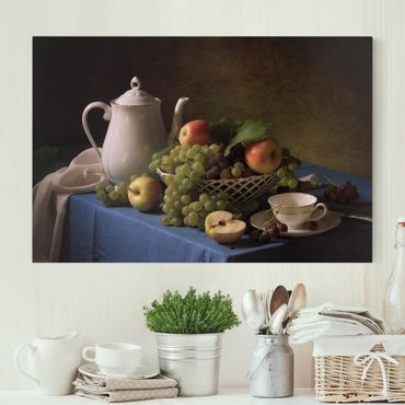 Impression sur toile - Still Life With Coffee Pot