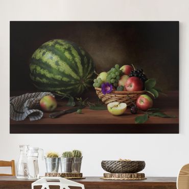 Impression sur toile - Still Life With Melon