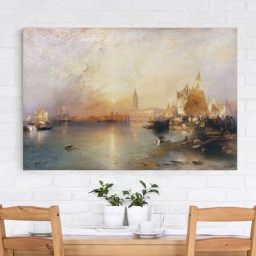 Impression sur toile - Thomas Moran - Sunset Venice