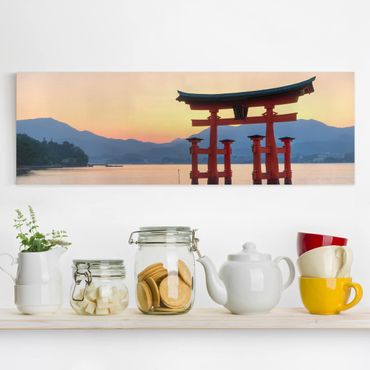 Impression sur toile - Torii At Itsukushima