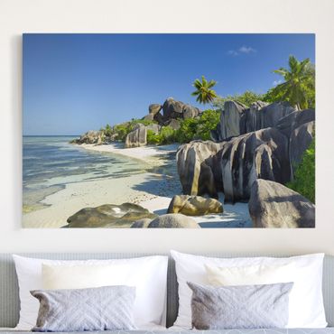 Impression sur toile - Dream Beach Seychelles