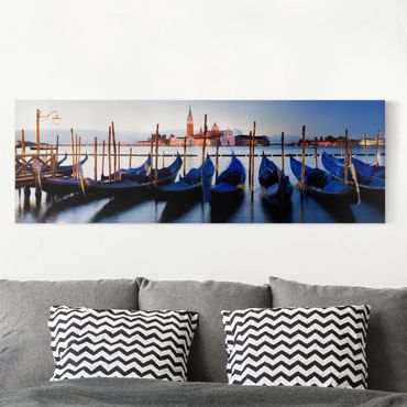 Impression sur toile - Venice Gondolas