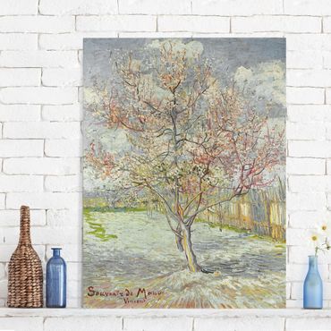 Impression sur toile - Vincent van Gogh - Flowering Peach Trees