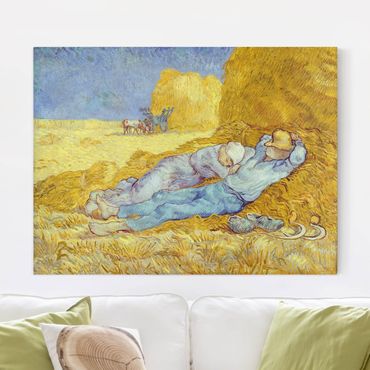 Impression sur toile - Vincent Van Gogh - The Napping