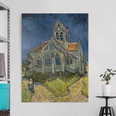 Impression sur toile - Vincent van Gogh - The Church at Auvers