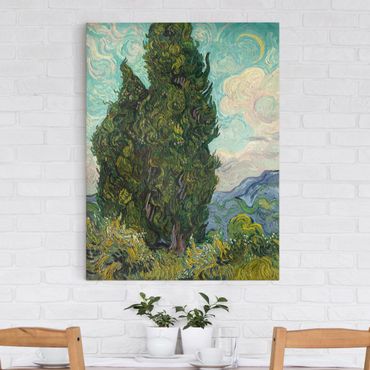 Impression sur toile - Vincent van Gogh - Cypresses