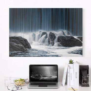 Impression sur toile - Waterfall In Finland