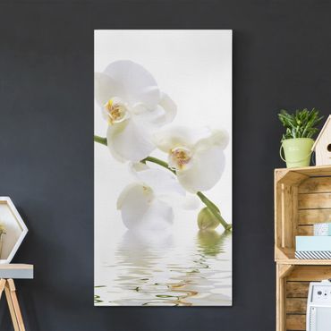 Impression sur toile - White Orchid Waters