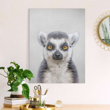 Tableau sur toile - Lemur Ludwig - Format portrait 3:4